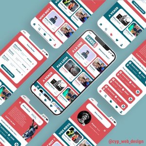 graphisme by co-web - mockup phone handsup